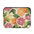 thumbnail image 1 of FORMRS 13-13.3 inch Laptop Sleeve Case Soft Carrying Quilted Computer Bag Cover, Citrus Leaves, 1 of 7