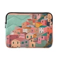 thumbnail image 1 of FORMRS 13-13.3 inch Laptop Sleeve Case Soft Carrying Quilted Computer Bag Cover, Cityscape Painting, 1 of 7