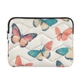 thumbnail image 1 of FORMRS 13-13.3 inch Laptop Sleeve Case Soft Carrying Quilted Computer Bag Cover, Colorful Butterflies, 1 of 7
