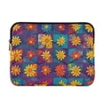 thumbnail image 1 of FORMRS 13-13.3 inch Laptop Sleeve Case Soft Carrying Quilted Computer Bag Cover, Colorful Checkered Daisy, 1 of 7