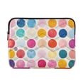 thumbnail image 1 of FORMRS 13"-13.3" Laptop Sleeve Protective Case Soft Carrying Quilted Computer Bag Cover, Colorful Circles, 1 of 7