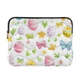 thumbnail image 1 of FORMRS 13"-13.3" Laptop Sleeve Protective Case Soft Carrying Quilted Computer Bag Cover, Colorful Easter Eggs, 1 of 7