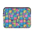 thumbnail image 1 of FORMRS 13-13.3 inch Laptop Sleeve Case Soft Carrying Quilted Computer Bag Cover, Colorful Geometric Pattern, 1 of 7
