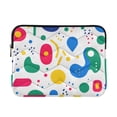 thumbnail image 1 of FORMRS 13-13.3 inch Laptop Sleeve Case Soft Carrying Quilted Computer Bag Cover, Colorful Round, 1 of 7