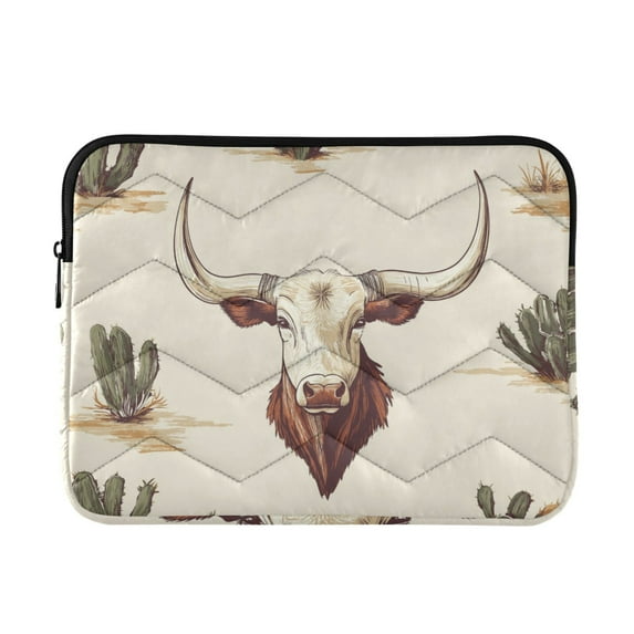 FORMRS 13-13.3 inch Laptop Sleeve Case Soft Carrying Quilted Computer Bag Cover, Cowboy Pattern