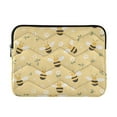 thumbnail image 1 of FORMRS 13-13.3 inch Laptop Sleeve Case Soft Carrying Quilted Computer Bag Cover, Cute Bee Pattern, 1 of 7