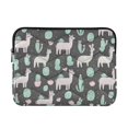thumbnail image 1 of FORMRS 13-13.3 inch Laptop Sleeve Case Soft Carrying Quilted Computer Bag Cover, Cute Llamas Pattern, 1 of 7