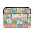 thumbnail image 1 of FORMRS 13"-13.3" Laptop Sleeve Protective Case Soft Carrying Quilted Computer Bag Cover, Daisy Mosaic, 1 of 7