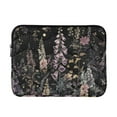 thumbnail image 1 of FORMRS 13-13.3 inch Laptop Sleeve Case Soft Carrying Quilted Computer Bag Cover, Dark Flowers Pattern, 1 of 7