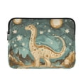 thumbnail image 1 of FORMRS 13"-13.3" Laptop Sleeve Protective Case Soft Carrying Quilted Computer Bag Cover, Dinosaur with Stars, 1 of 7