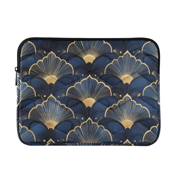 FORMRS 13"-13.3" Laptop Sleeve Protective Case Soft Carrying Quilted Computer Bag Cover, Elegance Art Pattern