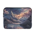 thumbnail image 1 of FORMRS 13"-13.3" Laptop Sleeve Protective Case Soft Carrying Quilted Computer Bag Cover, Ethereal Mountain, 1 of 7