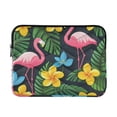 thumbnail image 1 of FORMRS 13"-13.3" Laptop Sleeve Protective Case Soft Carrying Quilted Computer Bag Cover, Flamingo Floral Pattern, 1 of 7