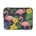 thumbnail image 1 of FORMRS 13"-13.3" Laptop Sleeve Protective Case Soft Carrying Quilted Computer Bag Cover, Flamingo Pattern, 1 of 7