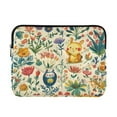 thumbnail image 1 of FORMRS 13"-13.3" Laptop Sleeve Protective Case Soft Carrying Quilted Computer Bag Cover, Floral Animals, 1 of 7