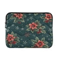 thumbnail image 1 of FORMRS 13"-13.3" Laptop Sleeve Protective Case Soft Carrying Quilted Computer Bag Cover, Floral Christmas, 1 of 7