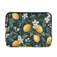 thumbnail image 1 of FORMRS 13-13.3 inch Laptop Sleeve Case Soft Carrying Quilted Computer Bag Cover, Floral Lemons, 1 of 7
