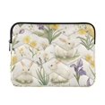 thumbnail image 1 of FORMRS 13-13.3 inch Laptop Sleeve Case Soft Carrying Quilted Computer Bag Cover, Floral Rabbit, 1 of 7