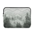 thumbnail image 1 of FORMRS 13"-13.3" Laptop Sleeve Protective Case Soft Carrying Quilted Computer Bag Cover, Foggy Forest, 1 of 7