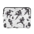thumbnail image 1 of FORMRS 13"-13.3" Laptop Sleeve Protective Case Soft Carrying Quilted Computer Bag Cover, Football Player Pattern, 1 of 7
