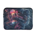 thumbnail image 1 of FORMRS 13"-13.3" Laptop Sleeve Protective Case Soft Carrying Quilted Computer Bag Cover, Glowing Jellyfish, 1 of 7