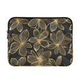 thumbnail image 1 of FORMRS 13-13.3 inch Laptop Sleeve Case Soft Carrying Quilted Computer Bag Cover, Golden Elegance, 1 of 7