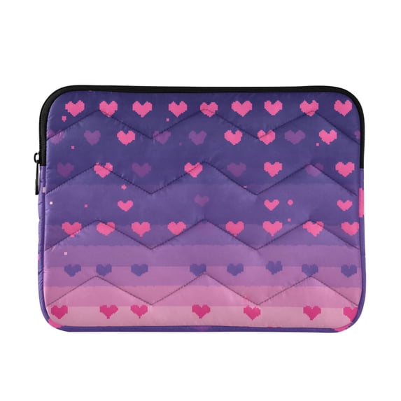 FORMRS 13-13.3 inch Laptop Sleeve Case Soft Carrying Quilted Computer Bag Cover, Gradient Love