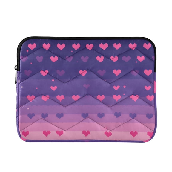 FORMRS 13-13.3 inch Laptop Sleeve Case Soft Carrying Quilted Computer Bag Cover, Gradient Love