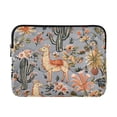 thumbnail image 1 of FORMRS 13"-13.3" Laptop Sleeve Protective Case Soft Carrying Quilted Computer Bag Cover, Gray Llama Pattern, 1 of 7