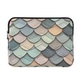 thumbnail image 1 of FORMRS 13-13.3 inch Laptop Sleeve Case Soft Carrying Quilted Computer Bag Cover, Green Art Pattern, 1 of 7