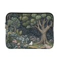 thumbnail image 1 of FORMRS 13-13.3 inch Laptop Sleeve Case Soft Carrying Quilted Computer Bag Cover, Green Forest Scene, 1 of 7