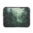 thumbnail image 1 of FORMRS 13"-13.3" Laptop Sleeve Protective Case Soft Carrying Quilted Computer Bag Cover, Green Forest, 1 of 7