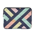 thumbnail image 1 of FORMRS 13-13.3 inch Laptop Sleeve Case Soft Carrying Quilted Computer Bag Cover, Green Stripes, 1 of 7