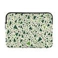 thumbnail image 1 of FORMRS 13"-13.3" Laptop Sleeve Protective Case Soft Carrying Quilted Computer Bag Cover, Green Triangles Pattern, 1 of 7