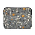 thumbnail image 1 of FORMRS 13"-13.3" Laptop Sleeve Protective Case Soft Carrying Quilted Computer Bag Cover, Halloween Dancing Skeleton, 1 of 7