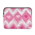 thumbnail image 1 of FORMRS 13"-13.3" Laptop Sleeve Protective Case Soft Carrying Quilted Computer Bag Cover, Heart Geometric, 1 of 7