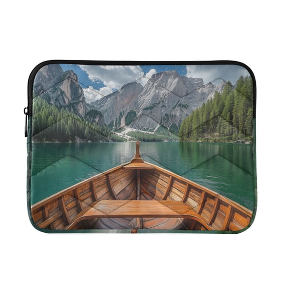 FORMRS 13-13.3 inch Laptop Sleeve Case Soft Carrying Quilted Computer Bag Cover, Lake