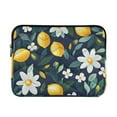 thumbnail image 1 of FORMRS 13"-13.3" Laptop Sleeve Protective Case Soft Carrying Quilted Computer Bag Cover, Lemon Flowers, 1 of 7