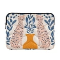 thumbnail image 1 of FORMRS 13"-13.3" Laptop Sleeve Protective Case Soft Carrying Quilted Computer Bag Cover, Leopards Leaves, 1 of 7