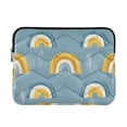 thumbnail image 1 of FORMRS 13-13.3 inch Laptop Sleeve Case Soft Carrying Quilted Computer Bag Cover, Light Blue Rainbow, 1 of 7