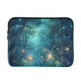 thumbnail image 1 of FORMRS 13-13.3 inch Laptop Sleeve Case Soft Carrying Quilted Computer Bag Cover, Magical Forest Glowing Lights, 1 of 7
