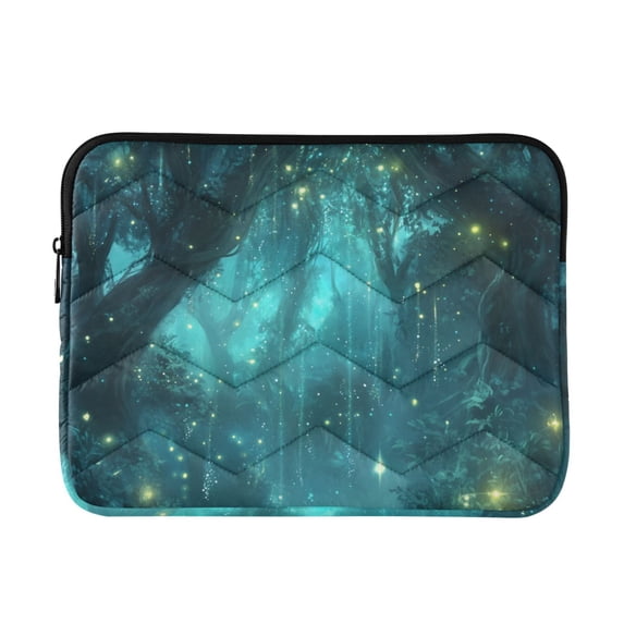 FORMRS 13-13.3 inch Laptop Sleeve Case Soft Carrying Quilted Computer Bag Cover, Magical Forest