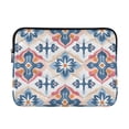 thumbnail image 1 of FORMRS 13-13.3 inch Laptop Sleeve Case Soft Carrying Quilted Computer Bag Cover, Navy Blossom Mosaic, 1 of 7