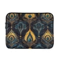 thumbnail image 1 of FORMRS 13"-13.3" Laptop Sleeve Protective Case Soft Carrying Quilted Computer Bag Cover, Navy Blue Art Pattern, 1 of 7
