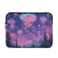 thumbnail image 1 of FORMRS 13-13.3 inch Laptop Sleeve Case Soft Carrying Quilted Computer Bag Cover, Neon Jellyfish, 1 of 7