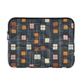 thumbnail image 1 of FORMRS 13-13.3 inch Laptop Sleeve Case Soft Carrying Quilted Computer Bag Cover, Orange Checkered Pattern, 1 of 4
