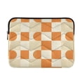 thumbnail image 1 of FORMRS 13-13.3 inch Laptop Sleeve Case Soft Carrying Quilted Computer Bag Cover, Orange Checkered Pattern, 1 of 7