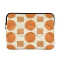 thumbnail image 1 of FORMRS 13-13.3 inch Laptop Sleeve Case Soft Carrying Quilted Computer Bag Cover, Orange Geometric Pattern, 1 of 7
