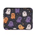 thumbnail image 1 of FORMRS 13"-13.3" Laptop Sleeve Protective Case Soft Carrying Quilted Computer Bag Cover, Orange Halloween Ghosts, 1 of 7