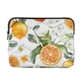 thumbnail image 1 of FORMRS 13-13.3 inch Laptop Sleeve Case Soft Carrying Quilted Computer Bag Cover, Orange Watercolor Bees, 1 of 7